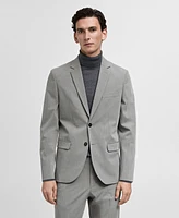 Mango Men's Eu Super Slim-Fit Stretch Suit Blazer