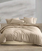 Calvin Klein Washed Percale Solid 2-Pc. Comforter Set, Twin/Twin Xl