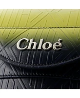 Pre-Owned Chloe Small Aby Lock Bag Embossed Leather