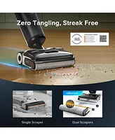 Roborock F25 Ace Cordless Wet Dry Vacuum Cleaner, Floor Washer, Smooth Maneuvers with Al Enhanced SlideTech 2.0, Zero-Tangle & Streak-Free