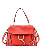 Pre-Owned Chloe Medium Faye Day Bag Leather