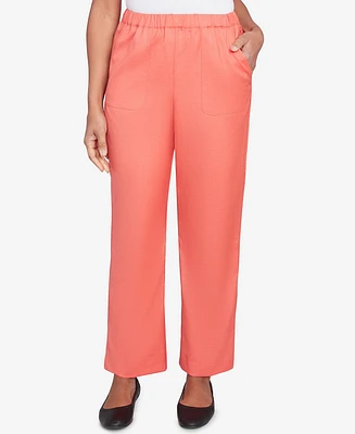 Alfred Dunner Petite Catalina Island Classic Balanced Side Pocket Short Length Pants