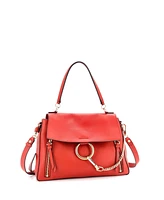 Pre-Owned Chloe Medium Faye Day Bag Leather