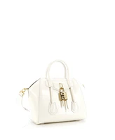 Pre-Owned Givenchy Mini Antigona Lock Bag Leather