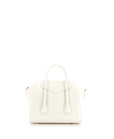 Pre-Owned Givenchy Mini Antigona Lock Bag Leather