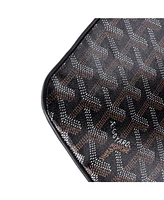 Pre-Owned Goyard Mm Senat Zip Pouch Coated Canvas