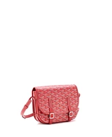 Pre-Owned Goyard Pm Belvedere Messenger Bag Coated Canvas