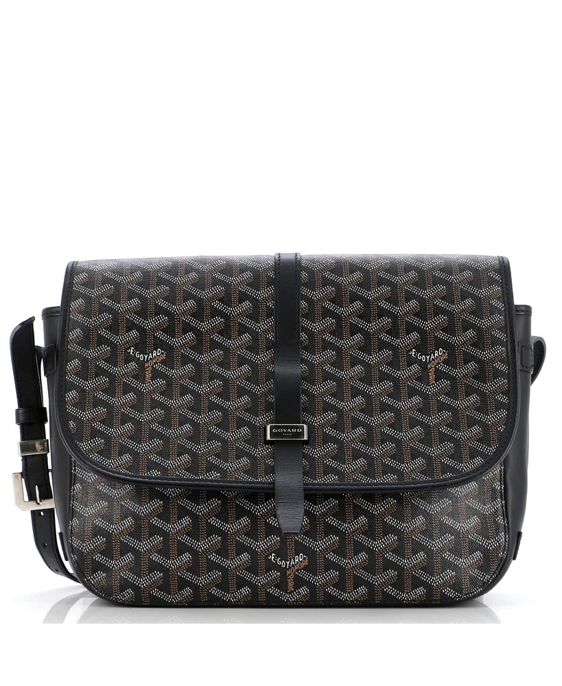 Pre-Owned Goyard Mm Belvedere Ii Messenger Bag Coated Canvas