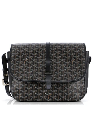 Pre-Owned Goyard Mm Belvedere Ii Messenger Bag Coated Canvas