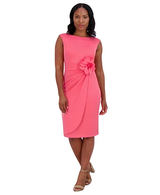 Jessica Howard Petite Rosette Sheath Dress