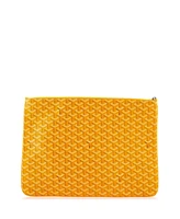 Pre-Owned Goyard Gm Senat Zip Pouch Coated Canvas