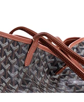 Pre-Owned Goyard Pm Anjou Reversible Tote Coated Canvas