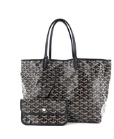 Pre-Owned Goyard Pm Saint Louis Tote Coated Canvas