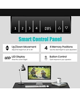 Electric Height Adjustable Standing Desk with Memory Controller