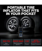 Pocket Air 4000mAh Electric Portable Rechargeable Tire Inflator Air Compressor