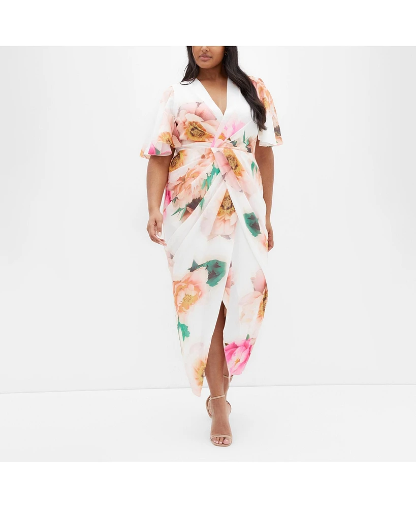 Plus Braelynn Print Maxi Dress