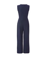 Quiz Women's Scuba Crepe Gathered Front Jumpsuit