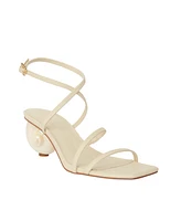 Katy Perry Women's Maritime Strappy Square Toe Shell Sandals