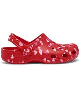 Crocs Women's Classic Valentine's Day Clog Sandals from Finish Line