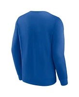 Fanatics Men's Royal Toronto Blue Jays Focus Fleece Pullover Sweatshirt