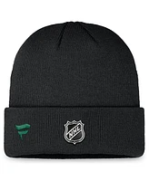 Fanatics Men's Black Dallas Stars Authentic Pro Training Camp Cuffed Knit Hat