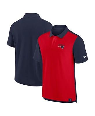 Nike Men's Navy/Red New England Patriots Blitz Pique Polo