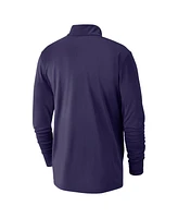 Nike Men's Purple New Orleans Pelicans 2024/25 City Edition Authentic Coaches Performance Half-Zip Top