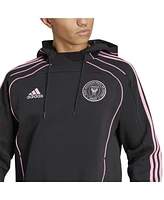 Adidas Men's Black Inter Miami Cf 2025 Travel Pullover Hoodie