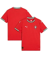 Puma Youth Red Portugal National Team 2025 Home Replica Jersey