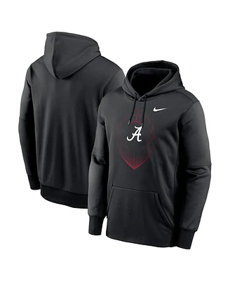 Nike Men's Black Alabama Crimson Tide Icon Football Performance Pullover Hoodie