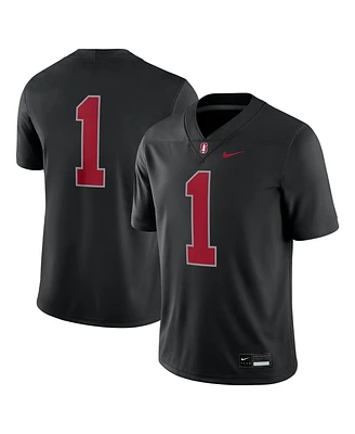 Nike Men's 1 Black Stanford Cardinal Alternate Game Jersey
