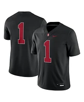 Nike Men's 1 Black Stanford Cardinal Alternate Game Jersey
