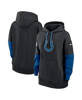 Nike Women's Black Indianapolis Colts 2024 Sideline Essential Fleece Pullover Hoodie