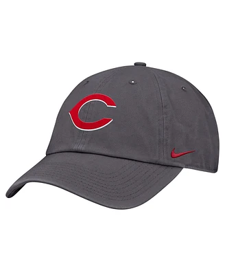 Nike Men's Gray Cincinnati Reds Club Adjustable Hat