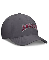 Nike Men's Gray Los Angeles Angels Swoosh Performance Flex Hat