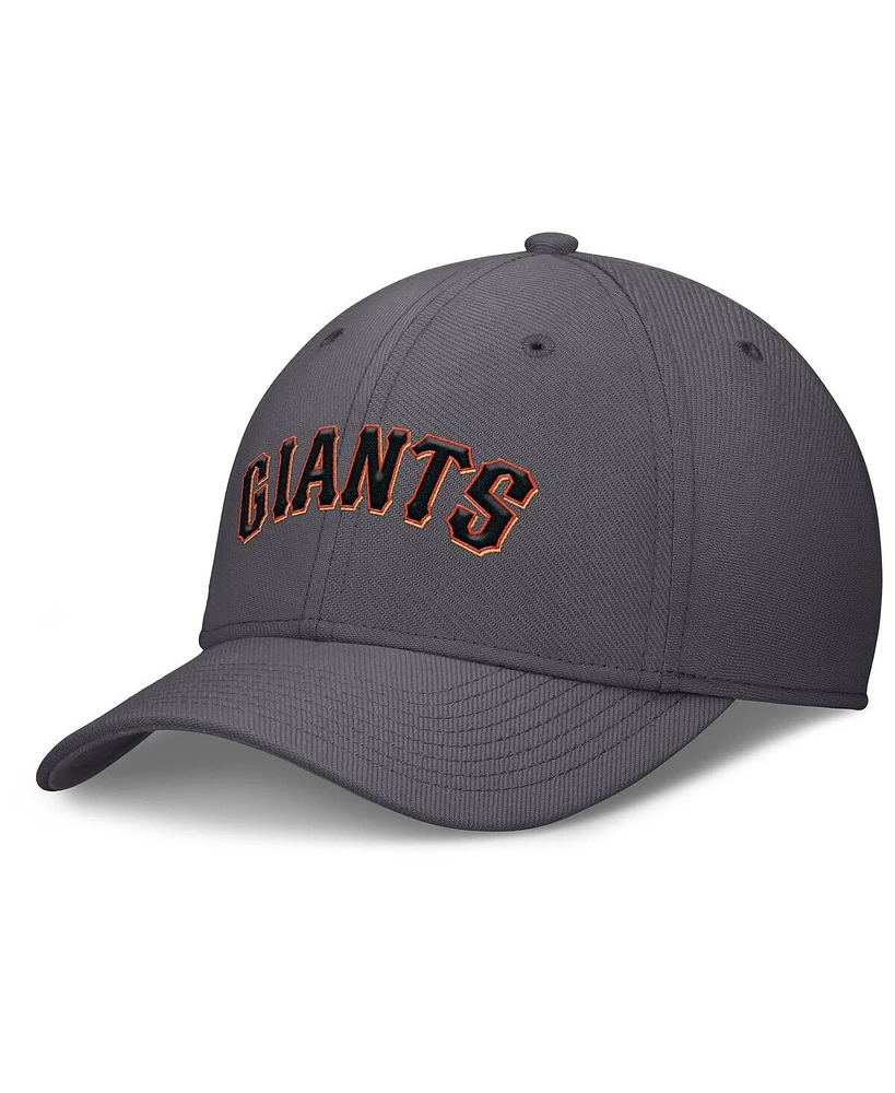 Nike Men's Gray San Francisco Giants Swoosh Performance Flex Hat