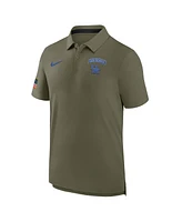 Nike Men's Olive Kentucky Wildcats 2024 Military Appreciation Tour Performance Polo