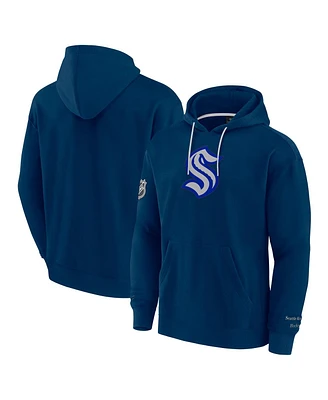 Fanatics Men's Deep Sea Blue Seattle Kraken Elements Pace Pullover Hoodie