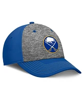 Fanatics Men's Gray/Royal Buffalo Sabres Fundamental Top Shelf 2-Tone Flex Hat