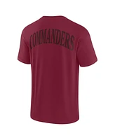 Fanatics Men's and Women's Burgundy Washington Commanders Elements Iconic T-Shirt