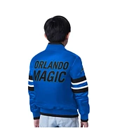 Starter Youth Blue Orlando Magic Scout Varsity Full-Snap Jacket