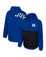 Colosseum Men's Royal Duke Blue Devils Reloaded Anorak Half-Zip Jacket