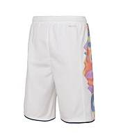 Nike Youth White Denver Nuggets 2024/25 City Edition Swingman Performance Shorts