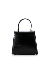 Pre-Owned Salvatore Ferragamo Mini Gancini Convertible Top Handle Bag Leather