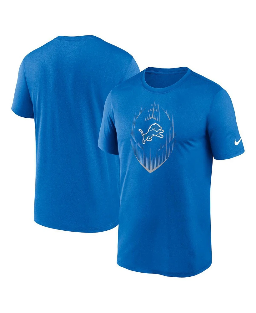 Nike Men's Royal Detroit Lions Big Tall Blitz Legend Icon T-Shirt