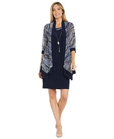 R & M Richards Women's 2-Pc. Chiffon Jacket Sheath Dress