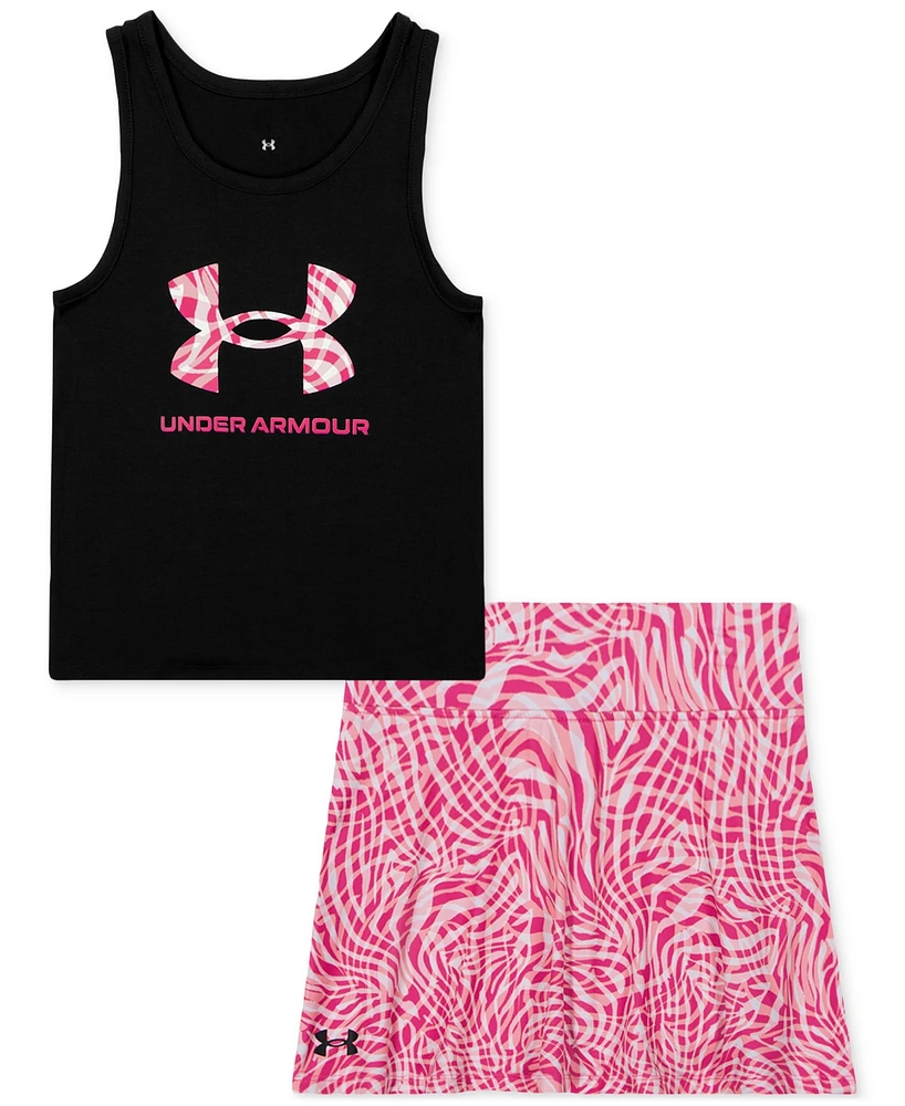 Under Armour Toddler and Little Girl Tank Skort Set