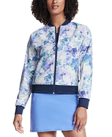Skechers Women's Go Walk Seascape Floral Reversible Jacket