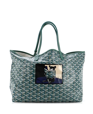 Pre-Owned Goyard Gm Saint Louis Tote Printed Coated Canvas