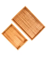 BergHOFF Bamboo 2-Pc. Serving Tray Set